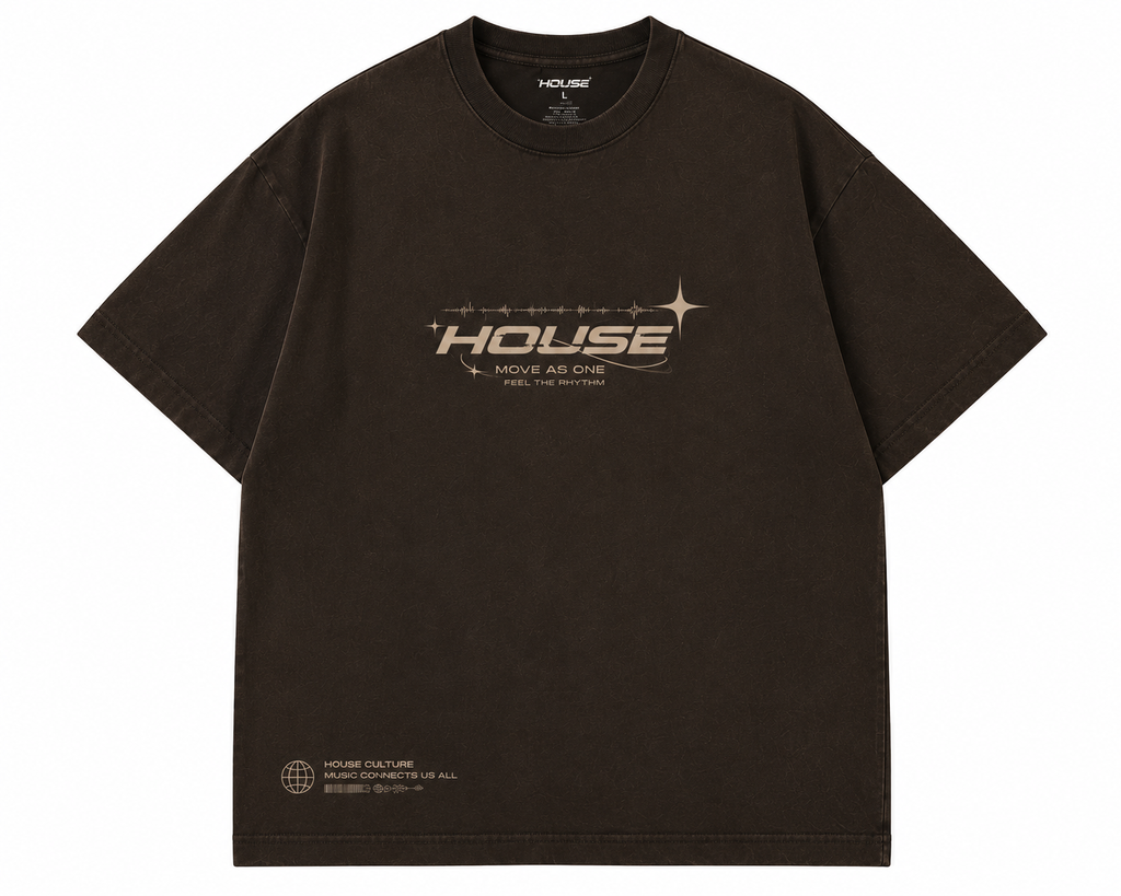 HOUSE "Move As One" Oversized Tee – Premium Streetwear