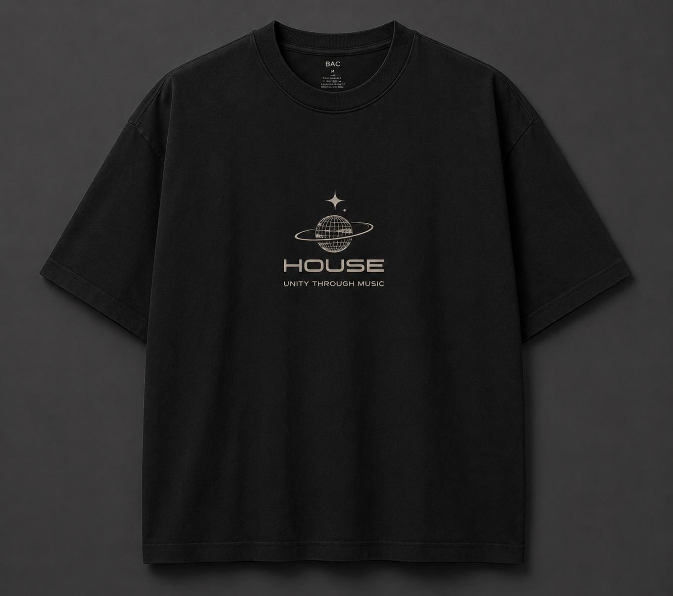HOUSE UNITY OVERSIZE TEE | Streetwear & House Music Edition