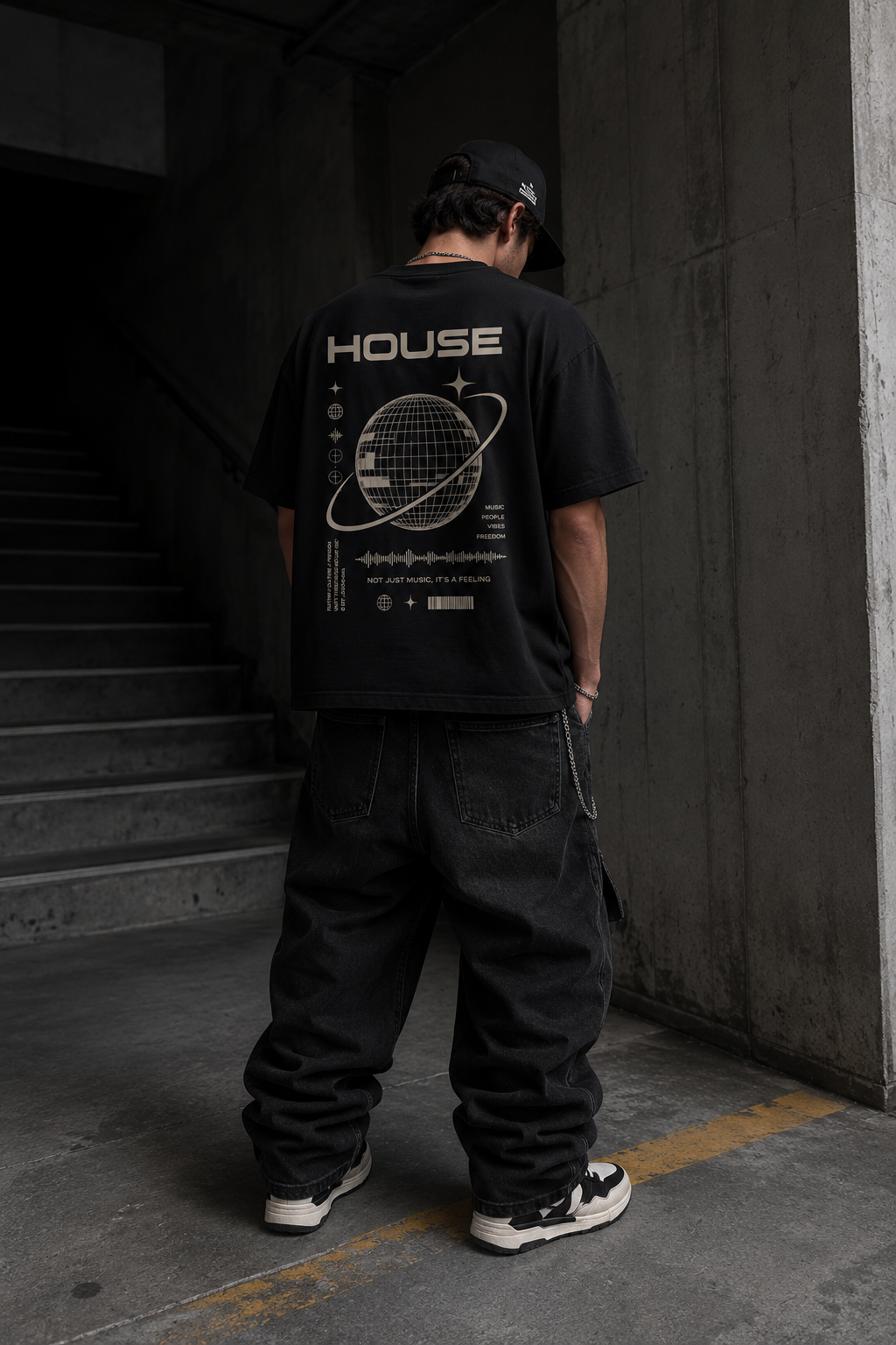 HOUSE UNITY OVERSIZE TEE | Streetwear & House Music Edition